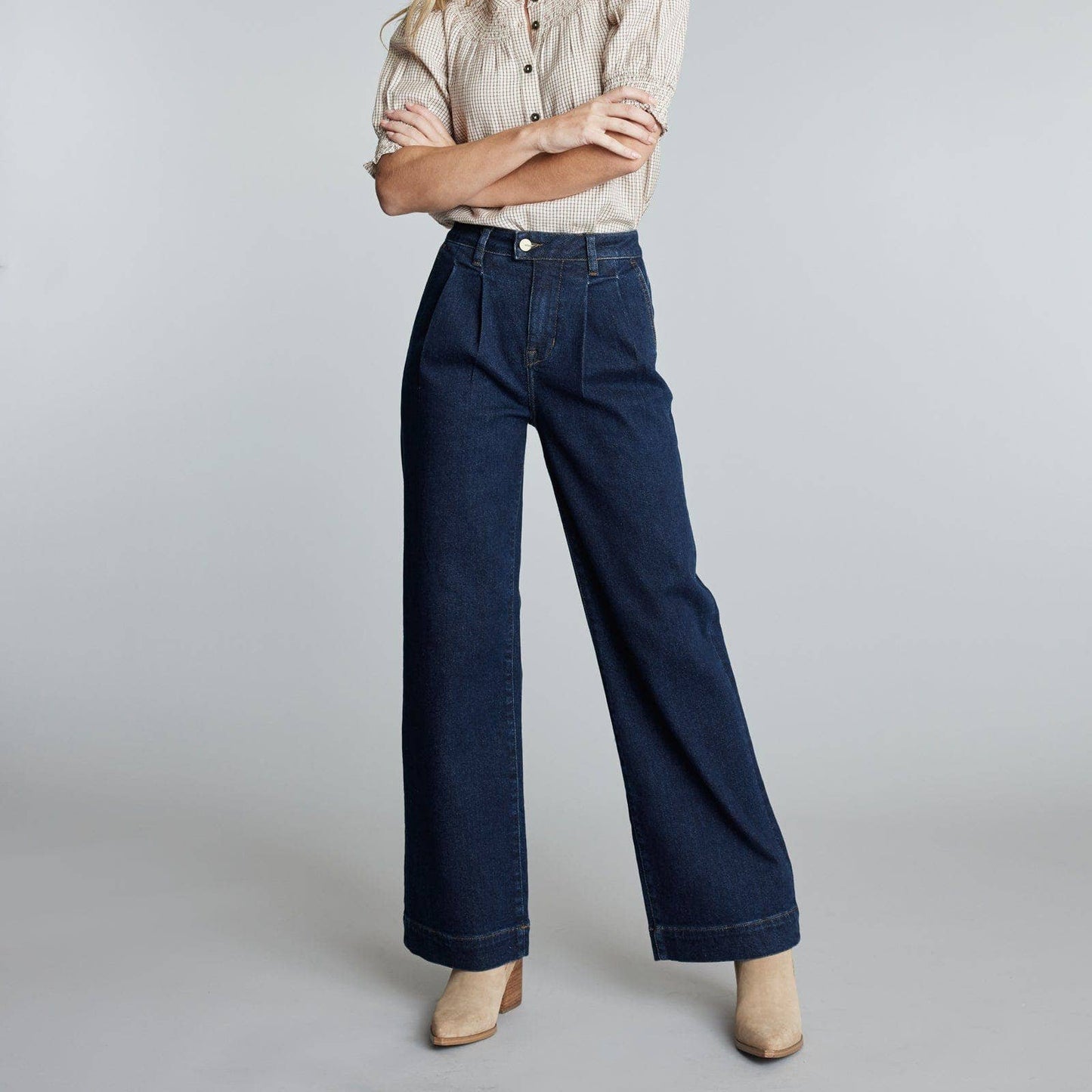 Pleated Trouser Jean