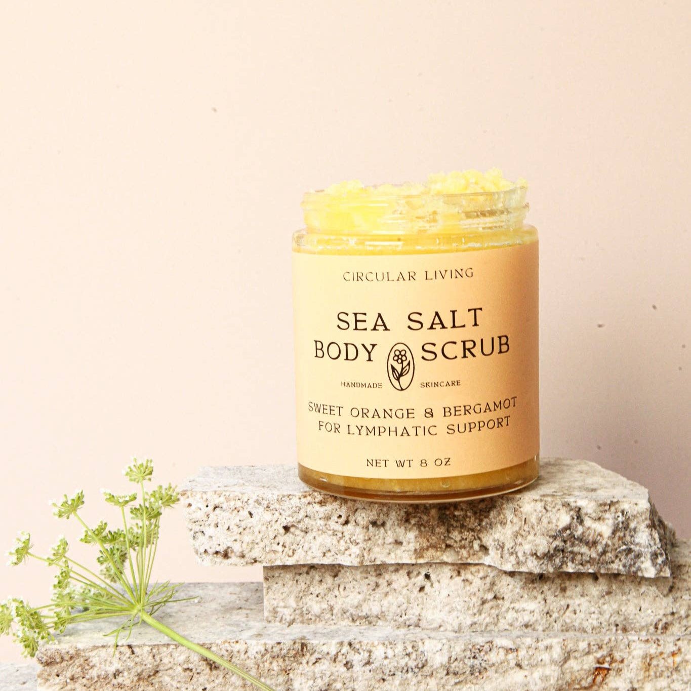 Sweet Orange & Bergamot Sea Salt Body Scrub