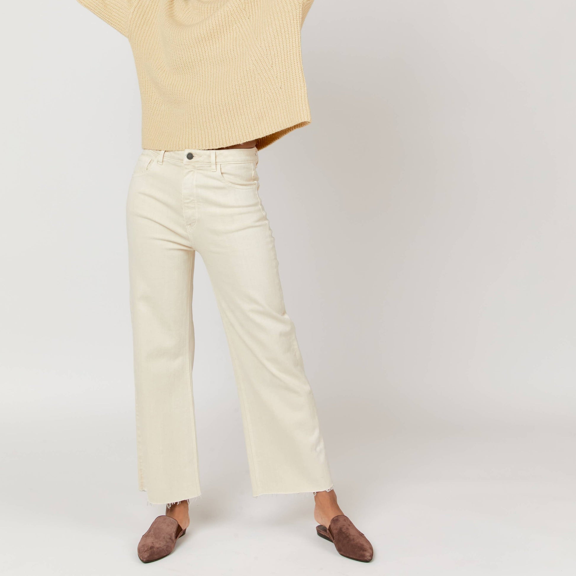 Aberdeen High Rise Crop Pant, Front View