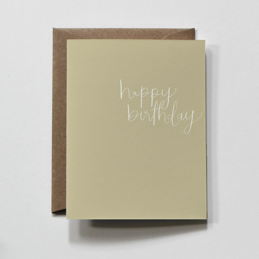 Happy Birthday Greeting Card