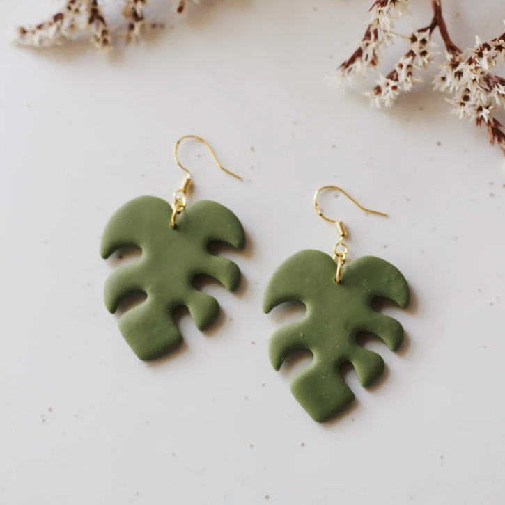 Monsterra Earrings