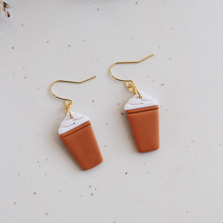 Pumpkin Latte Earrings