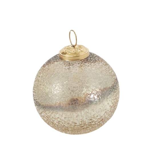 Gold Dipped Glass Ornament